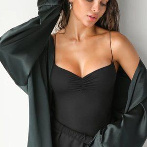 Black JOAH BROWN CINCHED CAMI